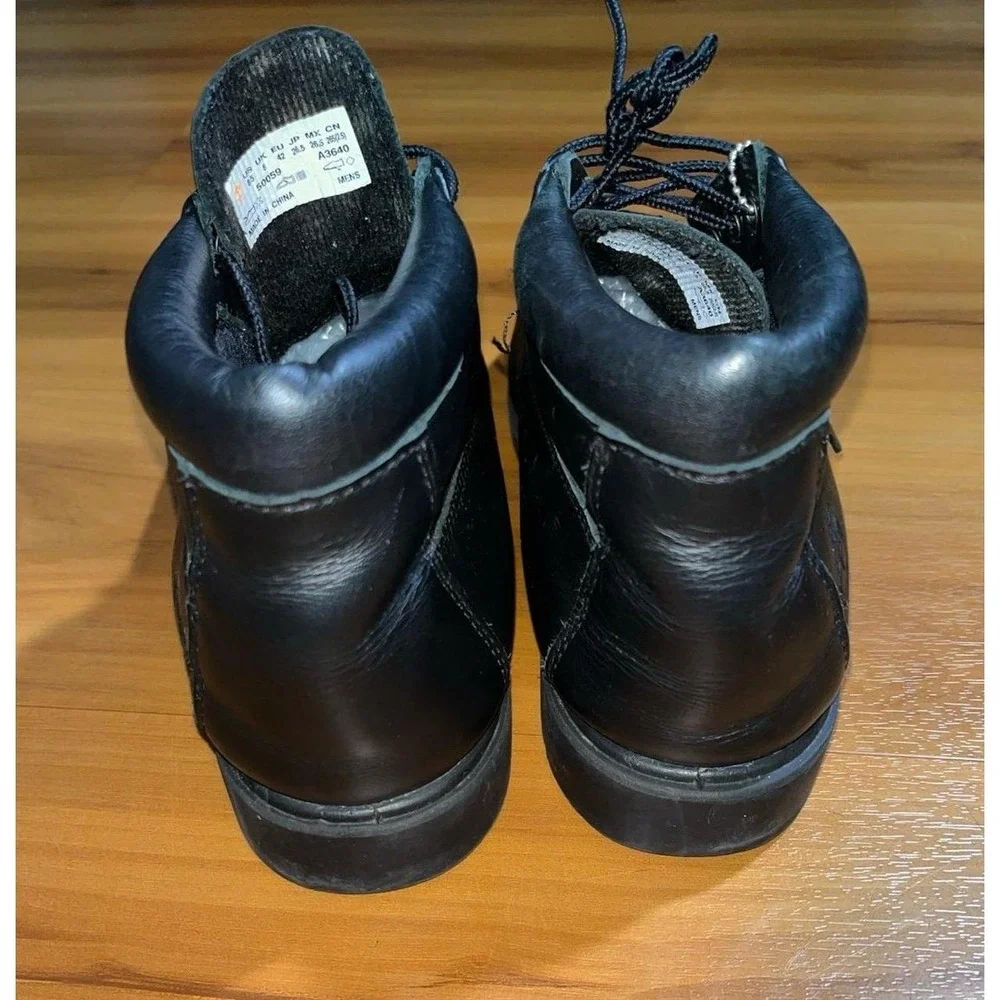 Mens Timberland 1973 Newman Waterproof Black Lace Up Chukka Boots